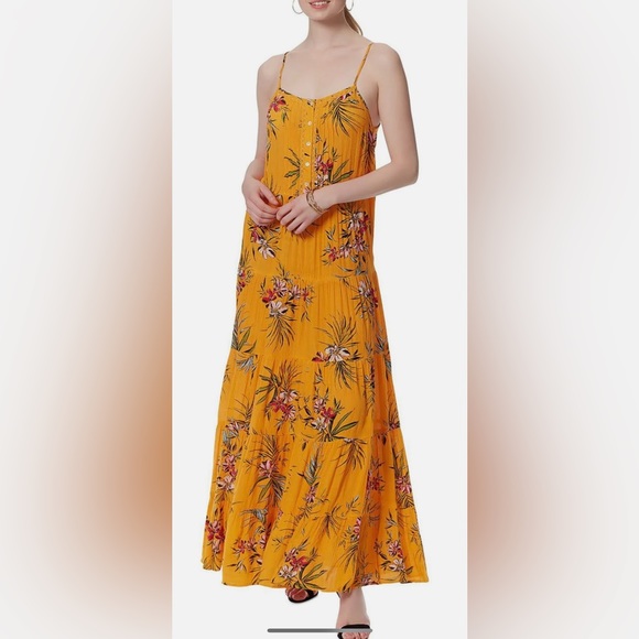 Jessica Simpson Dresses & Skirts - Jessica Simpson Alanis womens pin tuck long sundress